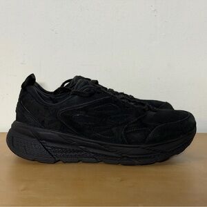 Hoka Clifton L Suede Black Unisex Sneakers Men’s Size 10 or Women’s Size 11